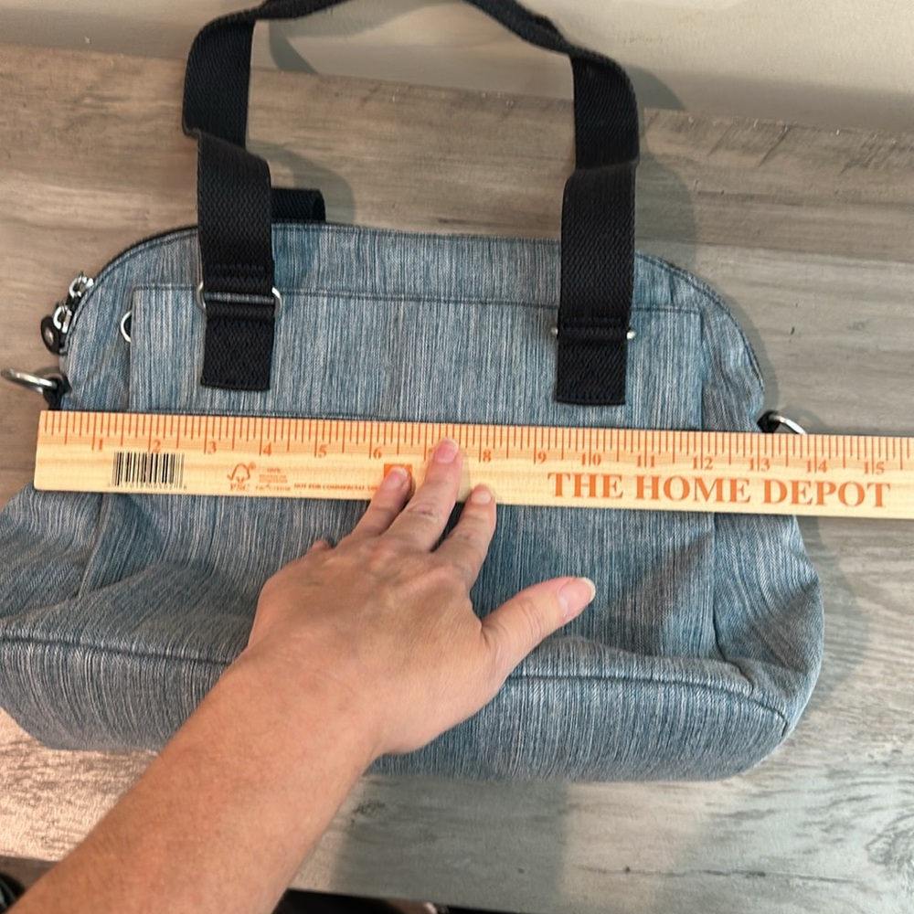 Kipling Denim Look Shoulder Bag - Picture 11 of 14
